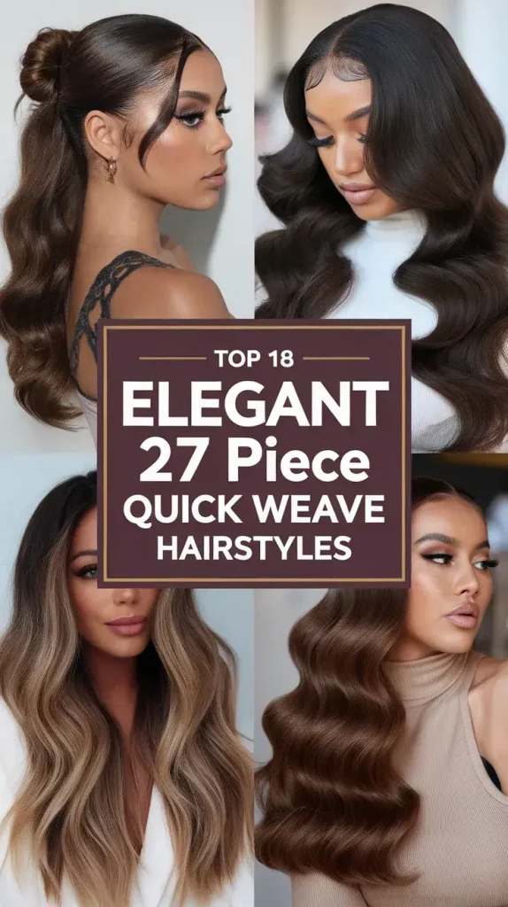 Top 18 Elegant Fall 27 Piece Quick Weave Hairstyles That Are Dominating 2025-2026