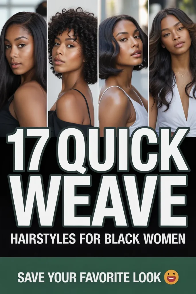 17 Quick Weave Hairstyles for Black Women