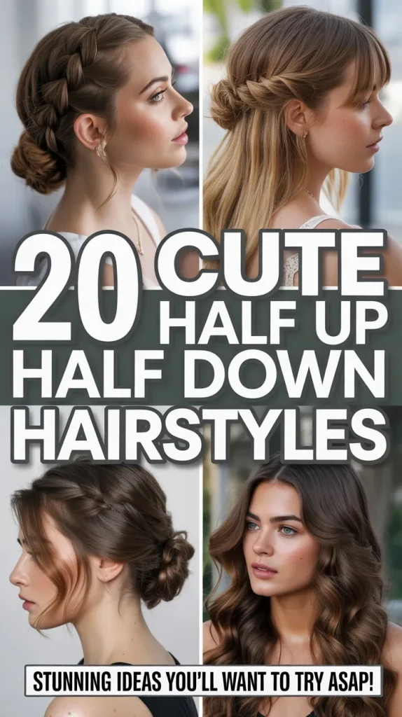 20 Cute Half Up Half Down Hairstyles You Can’t Stop Recreating In 2025-2026