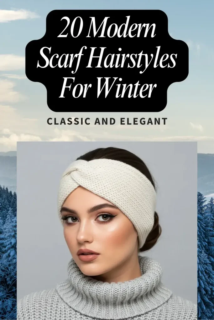 20 Modern Scarf Hairstyles Winter