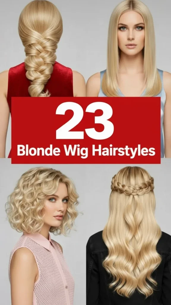 23 Blonde Wig Hairstyles Trendy Blonde Wig Ideas
