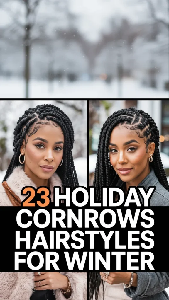 23 Holiday Cornrows Hairstyles For Winter