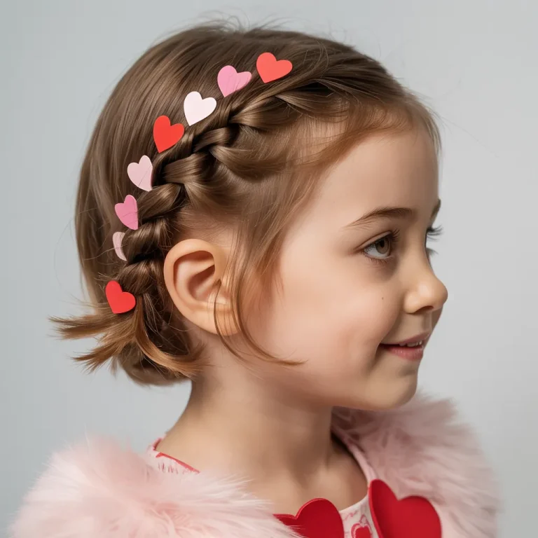 Top 5 Valentine’s Day Hairstyles Kids Short Hair