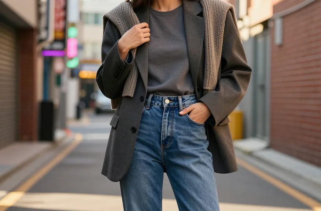 22 Korean Outfit Ideas Casual Jeans: Effortless Denim Looks for Everyday Chic