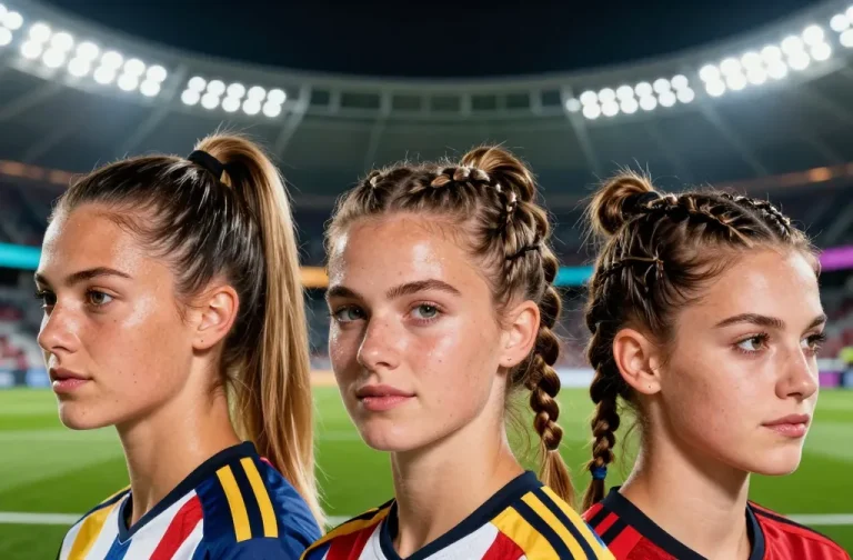 30 Cute Hairstyles for Soccer Game Day: on-Field Chic